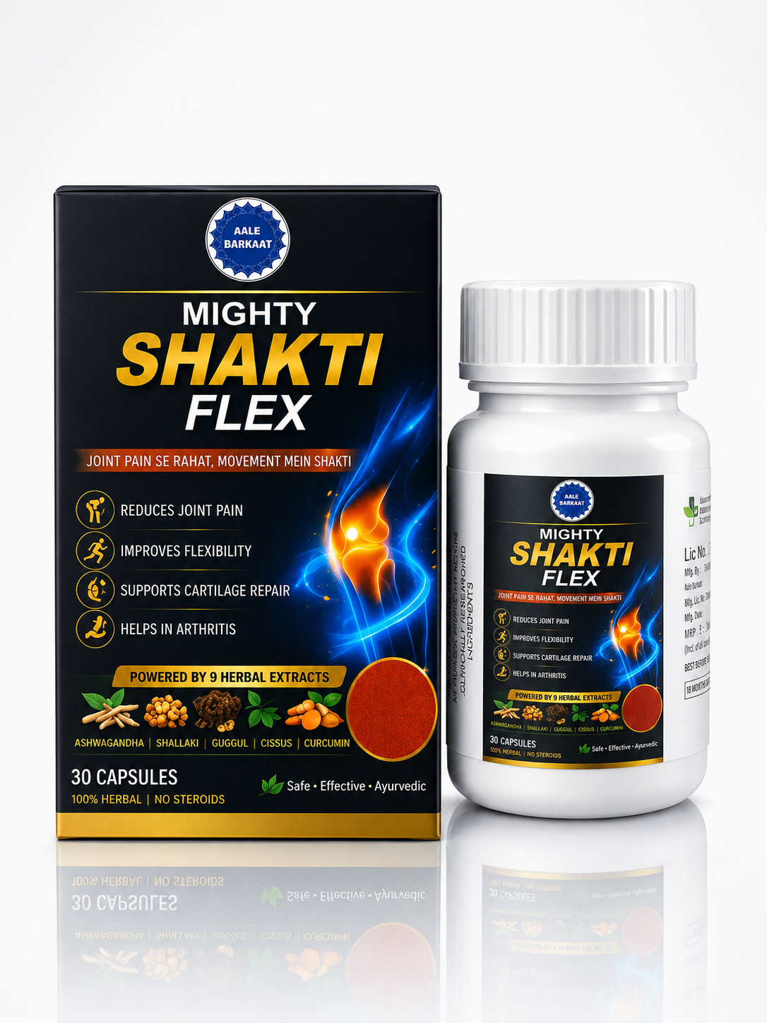 Mighty Shakti Flex – Advanced Herbal Joint Support Formula